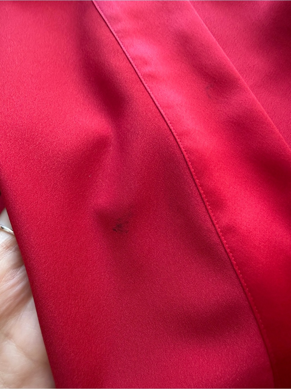 Cabernet by Sleep Sense Deep Red Women’s Robe with Waist Tie Size Medium - Picture 12 of 13